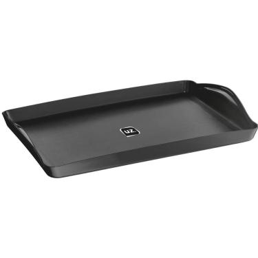 Imagem de Bandeja para Servir de Plástico Plus UZ Retangular Preta Caf