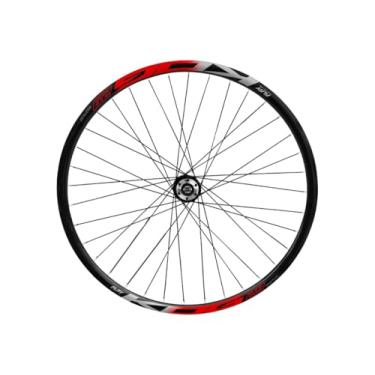 Imagem de Roda Dianteira Aro 29 KOG BIKES Freio a Disco e Raios Inox,Preto Vermelho