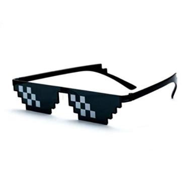 Imagem de Óculos De Sol Thug Life Real Preto Meme 6 Bits Famosos