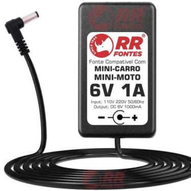 Imagem de Fonte Carregador DC 6V 1A Para BabyCars Mini Carro Mini Moto Bandeiran