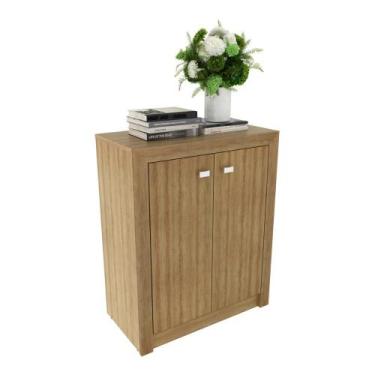 Imagem de Balcão Escritório com 2 Portas Multimóveis VCR25013, Amêndoa