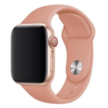 Imagem de Pulseira Relógio SmartWatch Lisa Silicone Modelos 42 44 45 mm - Peinin