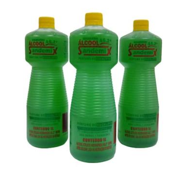 Imagem de Álcool Perfumado Eucalipto 12 x 1 Litro Atacado Direto da Fabrica - sa