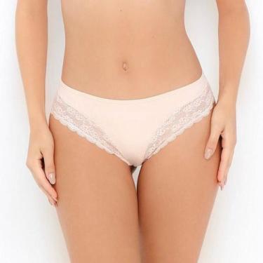 Imagem de Calcinha Gestante Algodão Love Secret 8012031 Com Regulagem, Nude, G