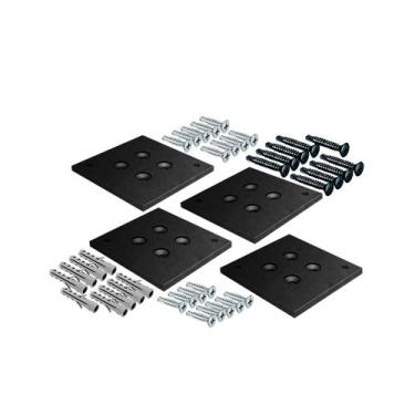 Imagem de Kit de Chapa Fixação Preto de Teto E Paredes Do Perfil Link Rometal, 1