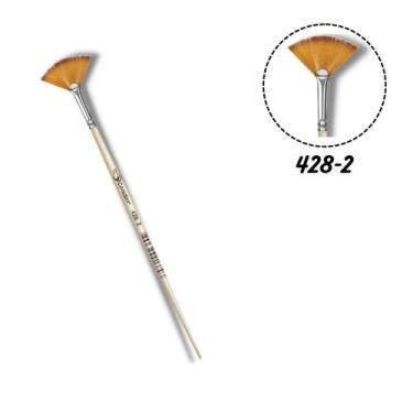 Imagem de Pincel Condor 428-02 Leque Sintético Cabo Curto 