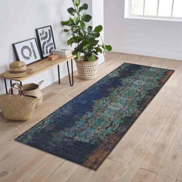 Imagem de Passadeira Sala & Quarto Veludo Indian 200x60 Antiderrapante - Style B