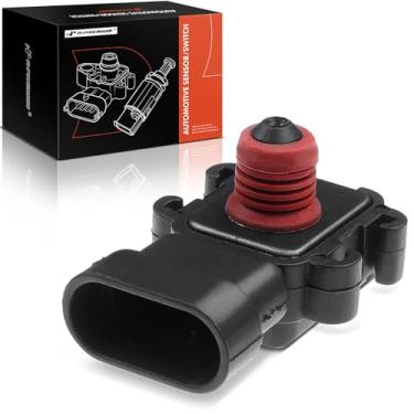 Imagem de A-Premium Manifold Sensor de pressão absoluta (MFA) compatível com Buick Cadillac Chevrolet K2500 Trailblazer Silverado GMC 16187556 8093594090