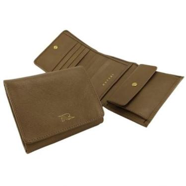 Imagem de Carteira Feminina Compacta Couro RFID Blocking 18-R Raffai Couros, Nud