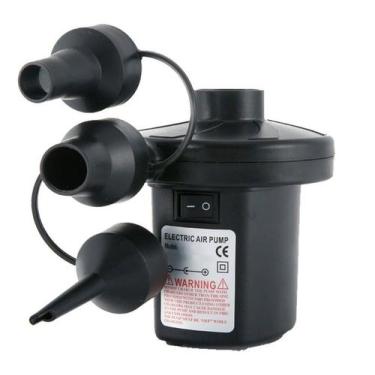 Imagem de Bomba De Ar Elétrica Colchão Piscina Infláveis 3 Bicos 110V - Tssaper