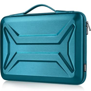 Imagem de DOMISO Capa rígida para laptop de 17 a 17,3 polegadas, à prova d'água, à prova de choque, capa protetora para laptop com alça para Dell XPS 17/Lenovo IdeaPad/Acer Aspire/HP Envy 17/LG gram 17