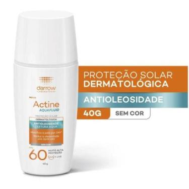 Imagem de Actine Aquafluid protetor solar facial fps 60 sem cor 40g - DARROW