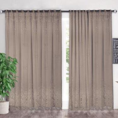 Imagem de Cortina  Renda C/ Forro Sala Quarto 3,50Largx 2,20 Alt - Interlar, Des