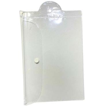 Imagem de Embalagem Pendurar Multiuso PVC Cristal c/Botão 15x21cm 30un - Embalag