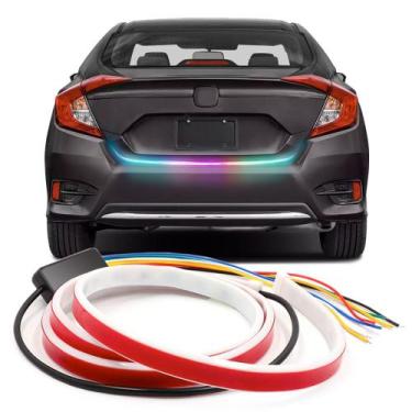 Imagem de Fita Barra Led Traseiro Porta Malas Prisma 2017 2018 2019 2020 Função 