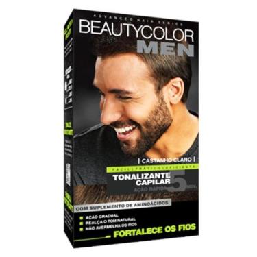 Imagem de Kit Tonalizante Men Castanho Claro - Beauty Color