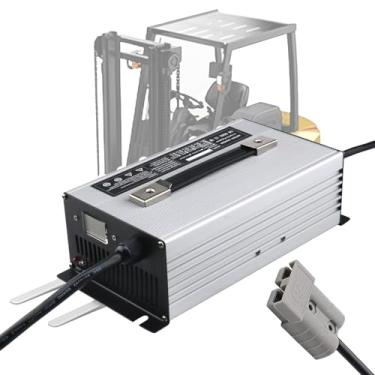Imagem de Carregador de bateria 36V 30A Carregador de bateria para empilhadeira com plugue Anderson 50A/120A/175A/350A para carrinho de golfe, porta-paletes, empilhadeira,36v 30a,50A