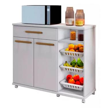 Imagem de Balcão Fruteira 2 Portas 1 Gaveta Salinas Arte Móveis