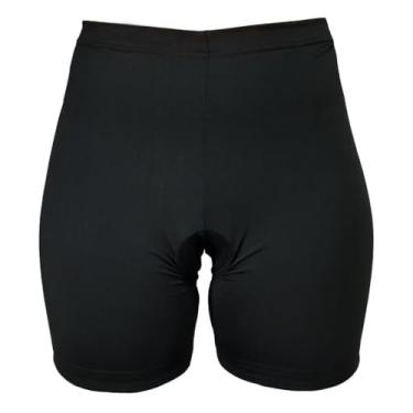Imagem de Bermuda Feminina Kanxa Esportes Para Ciclismo Tecido Kx Elastic Microfibra Com Elastano 6448 - Preto