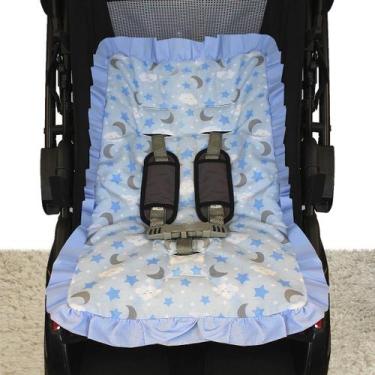 Imagem de Capa de carrinho para o seu bebê - Laura Baby, Soninho Azul bebe