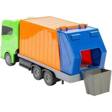 Imagem de SUPER FROTA COLETOR  caminhão  brinquedo  colorido  profissão  diverti