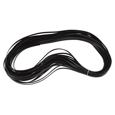 Imagem de Material sintético de vime econômico, suprimentos de reparo de vime para artesanato DIY, adequado para cestas de flores e cadeiras pequenas, marrom (preto)