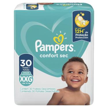 Imagem de Fraldas Pampers Confort Sec MEGA Xxg 30 Unidades