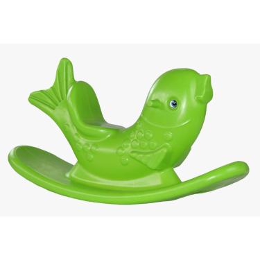 Imagem de Gangorra Infantil Peixe Verde Para Crianças e Bebês