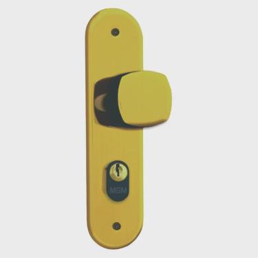 Imagem de Fechadura Para Area Externa Stilo Bola Espelho Aço 40mm mgm