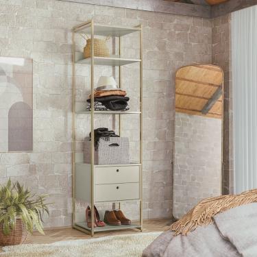 Imagem de Estante para Livros Industrial 2 Gavetas 5 Prateleiras 03 Olivar