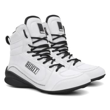 Imagem de Bota de Treino Masculino Boot Training Brasil Academia Musculação Treino Pesado Boxe Luta Livre (Branco, br_footwear_size_system, adult, numeric, medium, numeric_44)