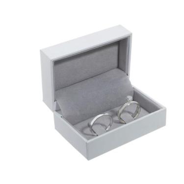 Imagem de Par De Alianças Namoro Prata 950 + Anel Solitário - DR Joias, 18