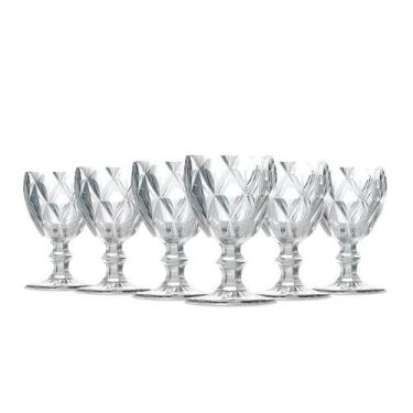 Imagem de Taças de Água Diamante 260ml - Conj. 6 Peças - Class Home