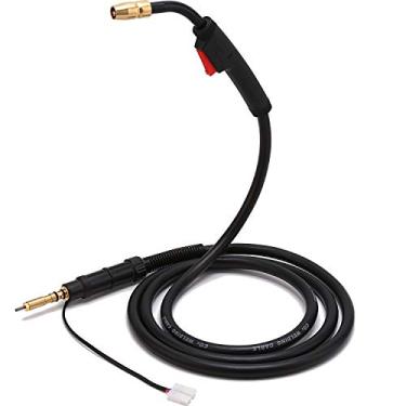 Imagem de IHAYNER Pistola de soldagem 15FT H100S2-10 (245924) 195957 MIG de substituição para Hobart H-10 H10 Hobart Handler 130XL, 135, 140, 175, 187 e AutoArc XLT142 e XLT182 MIG Gun e Cabo