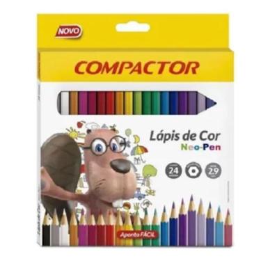 Imagem de Lapis de cor neo pen madeira 2.9 mm c/24   2056000 - COMPACTOR