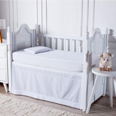 Imagem de Protetor Colchão Berço Impermeável Matelado 01 Peça - Branco