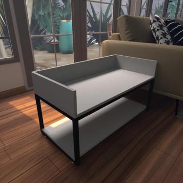 Imagem de Cama Cachorro Caes Pequenos Casa Pet Caminha Casinha Mdf Cinza