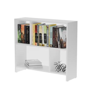 Imagem de Estante Para Livro Armário Multiuso Organizador Livros Livreiro Branco