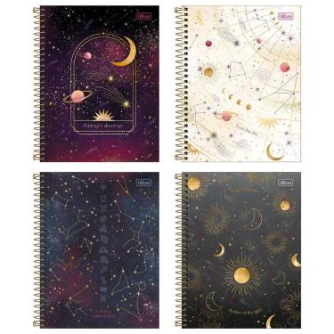 Imagem de Pacote Caderno Colegial Magic Tilibra Capa Dura Espiral - 10m 80 Folhas C- 4 Unidades