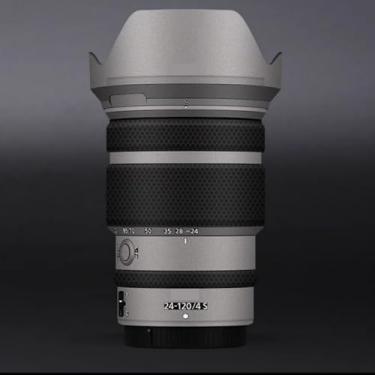 Imagem de Adesivo de lente de câmera antiarranhões para Nikon Z 24-120 mm F4S Película protetora de revestimento protetor corporal capa para 24-120 4 (titânio)