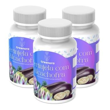 Imagem de Beringela + Alcachofra - 60 Cápsulas - Greenora (Kit 3)
