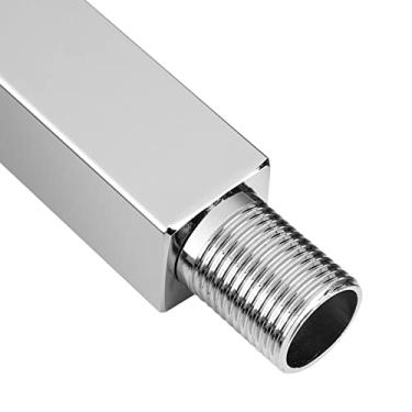 Imagem de FTVOGUE Extensão Quadrática do Chuveiro para Cromo para um ângulo Melhor e um Banheiro Confortável, Uma Ferramenta de Natação de 30 Cm de Comprimento para Famílias, Aço Inoxidável e Vergonha de Bronze