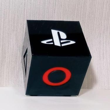 Imagem de Luminária De Mesa Logo Playstation Presente Gamer PS - acrilico - NoBr
