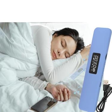 Imagem de JIAYUU Alto-falante Bluetooth para dormir, alto-falante Sleep Bar Pilow, Deam Pro Under Pilllow Speake Insomnia, máquina de ruído branco com controle de volume para pessoas que dormem de lado (azul)