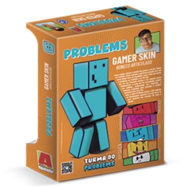 Imagem de Boneco Gamer Turma do Problems 25cm Algazarra