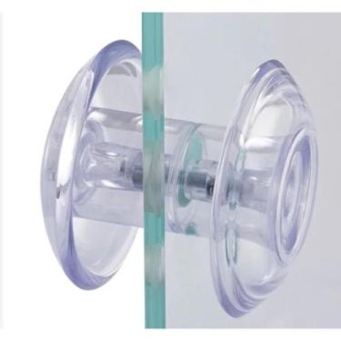 Imagem de Puxador Resina Grande Incolor Porta De Vidro Blindex - Sabatini