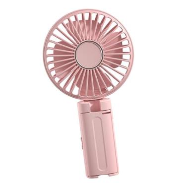 Imagem de Ｂｅｓｇａ Mini ventilador Clipon para guarda-chuva portátil, leve, multifuncional, dobrável, para mesa, para viagens internas e externas, Rosa