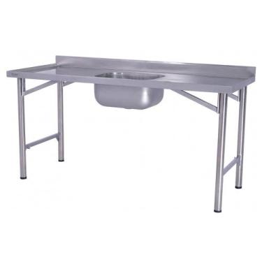 Imagem de Pia Industrial Benfati Inox 304 120x60cm com 1 Cuba 711