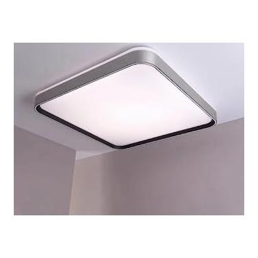 Imagem de Plafon LED Moderno 40cm (36W) e 50cm (48W) | 3 Cores (3000K-6000K) | Redondo ou Quadrado (50cm Quadrado Cinza)