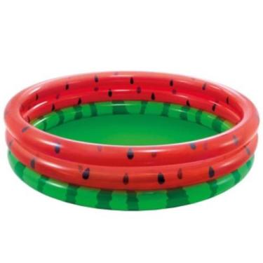 Imagem de PISCINA INFLÁVEL INTEX 581L INFANTIL MELANCIA 168x38CM, Vermelho